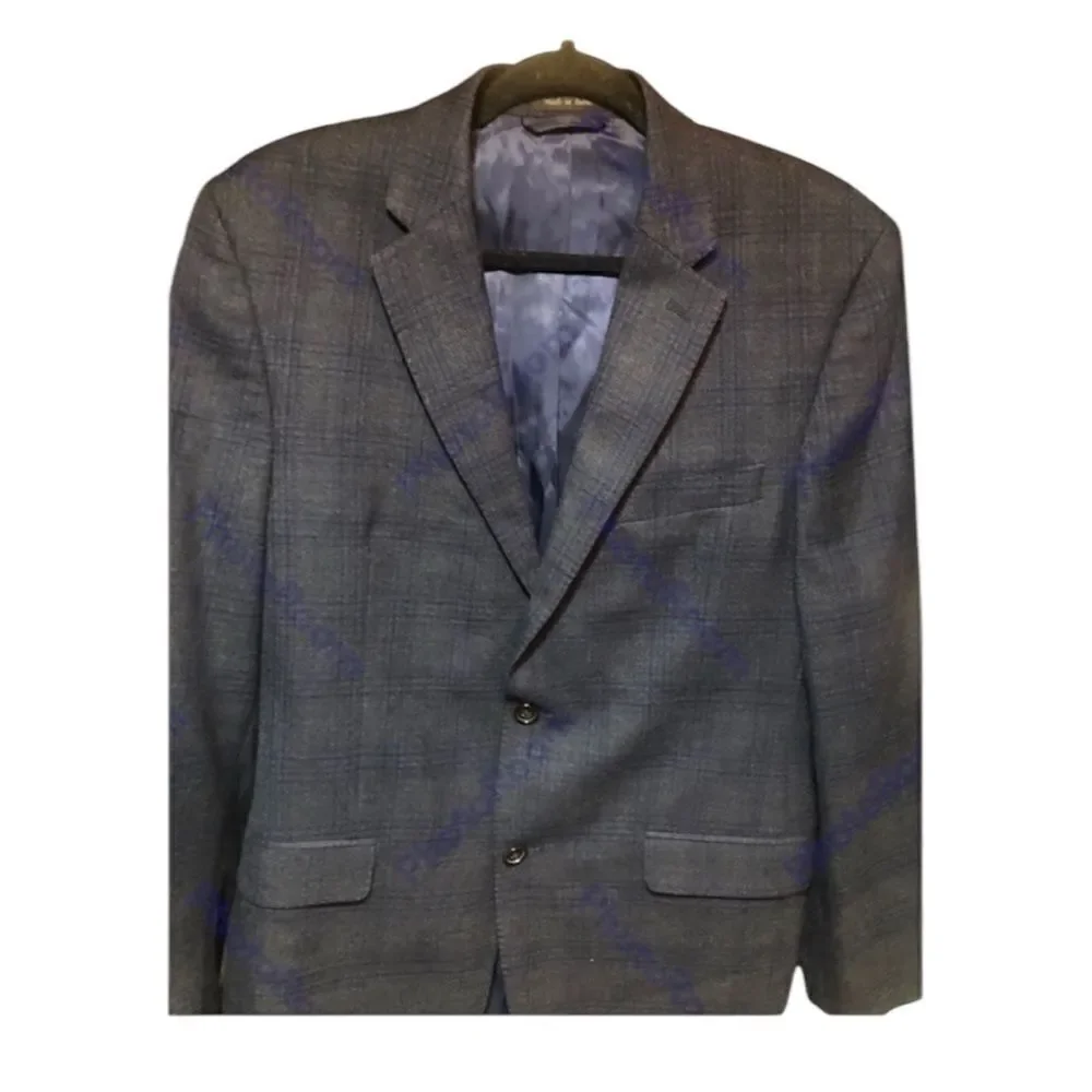 Men’s Unbranded High Quality Wool Blend Work Office Casual Blazer Size 42